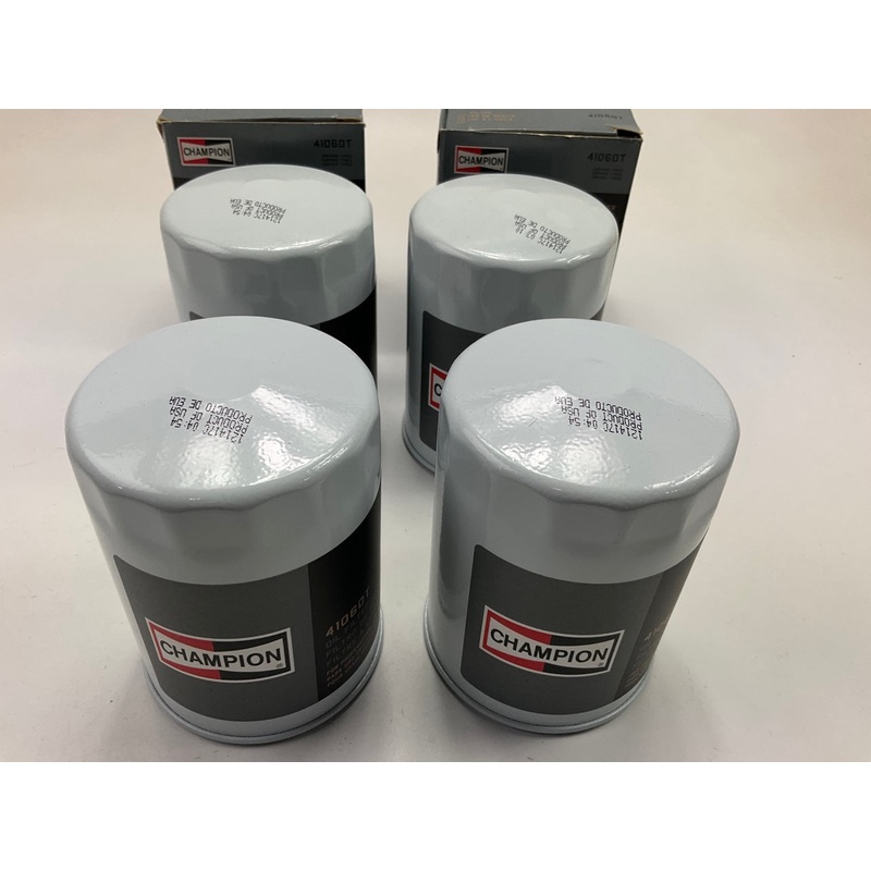 (4) Champion 41060T Engine Oil Filter