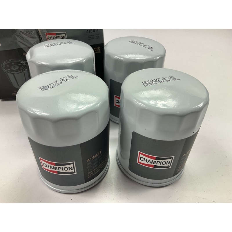 (4) Champion 41361T Engine Oil Filter
