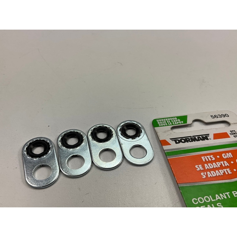 (4) Dorman 56390 Engine Coolant Water Bypass Gasket Seals