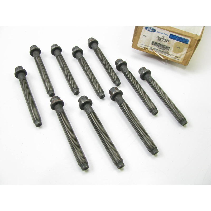 (10) NEW GENUINE OEM Ford F3ZZ-6065-FB Cylinder Head Bolts
