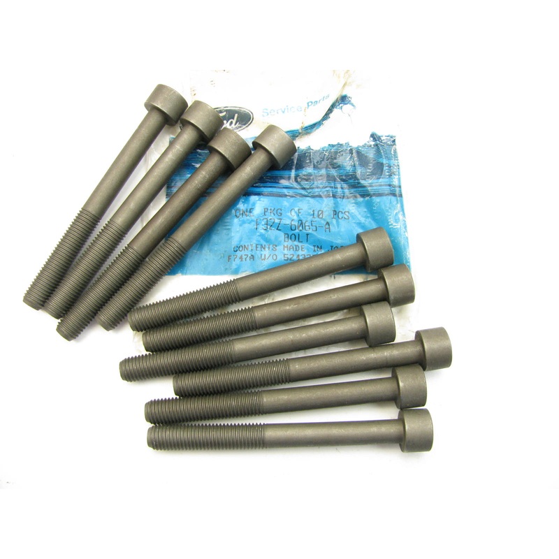 (10) NEW - OEM Ford F32Z-6065-A Engine Cylinder Head Bolts 1993-1997 2.0L