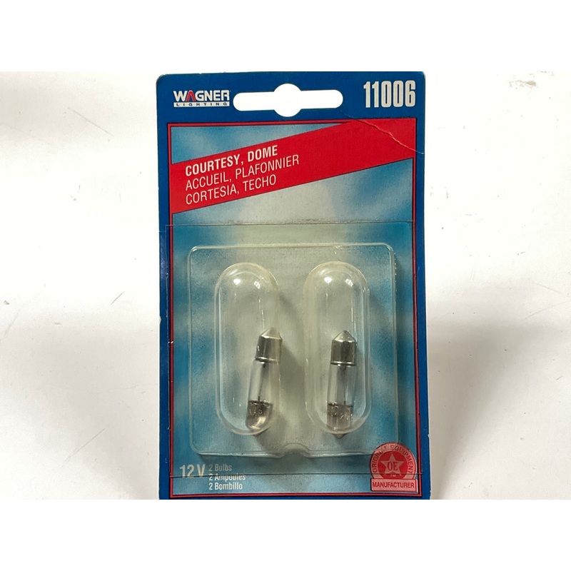 2 Pack - Wagner BP11006 Multi Purpose Courtesy, Interior Light Bulbs