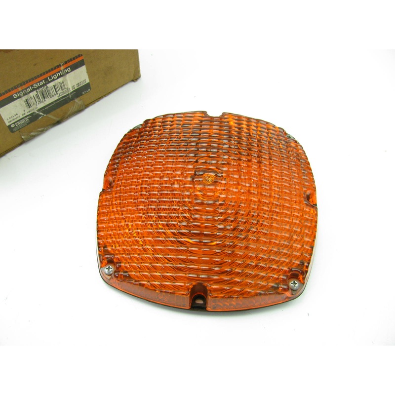 6500A - Signal-Stat Yellow Square  Turn Signal Light LENS, BUS & TRUCK
