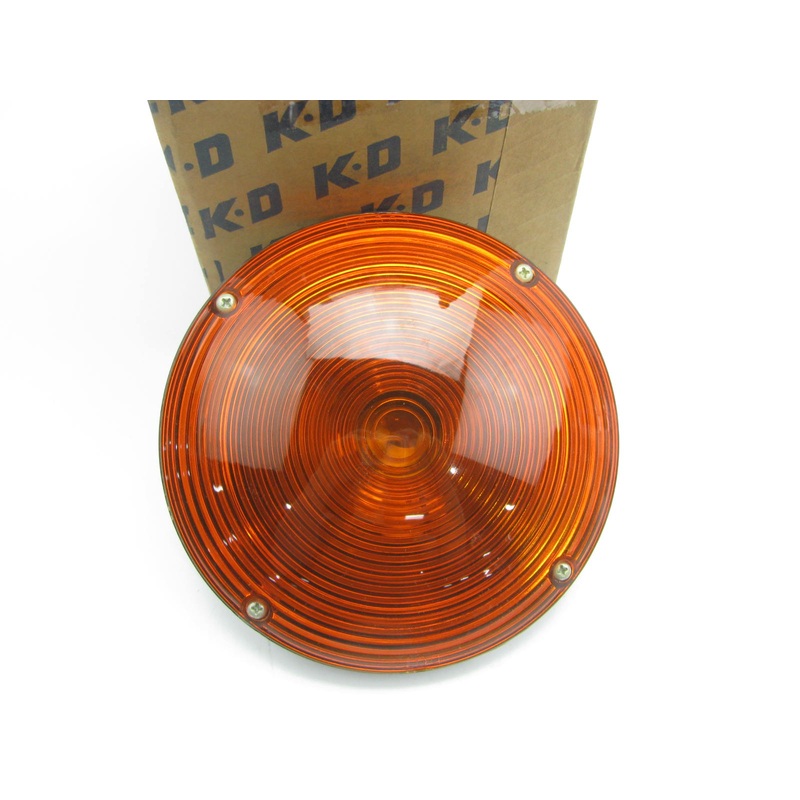 7''  Diameter Amber Warning Bus Light Bulb W/ Bracket Kd Lamps 258-2101 KD258