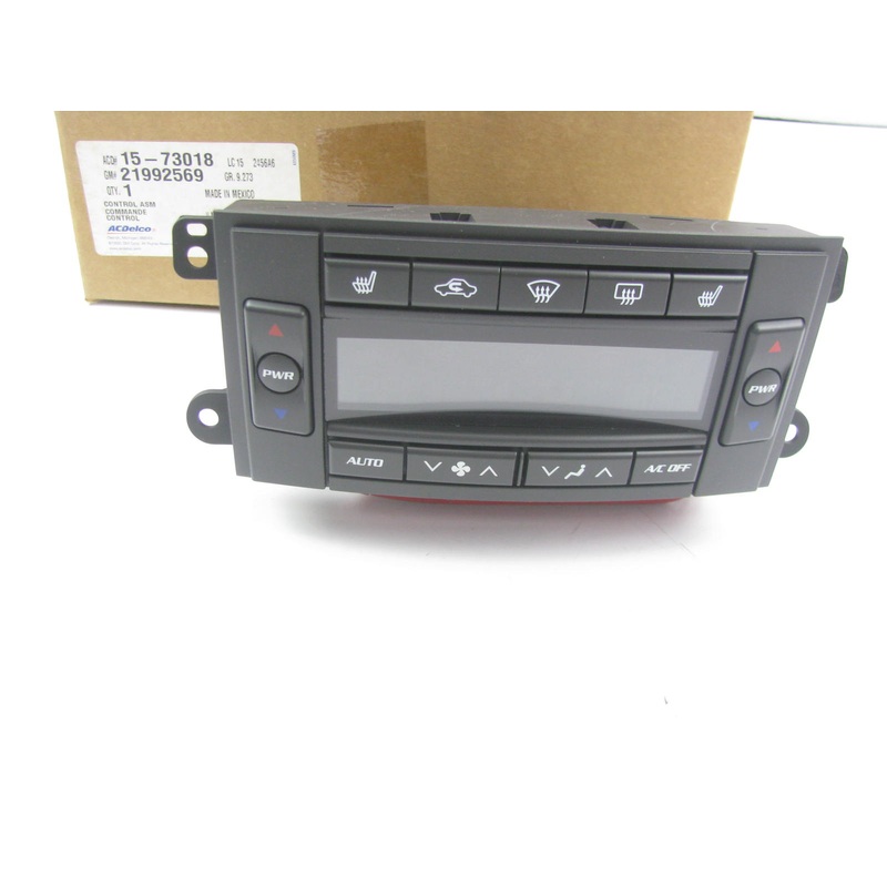 Acdelco 15-73018 HVAC Temperature Control Panel AC Switch 2003-2004 Cadillac CTS