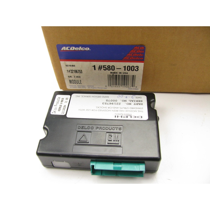 Acdelco 580-1003 Suspension Control Module For 1993-96 Seville, 1993-95 DeVille