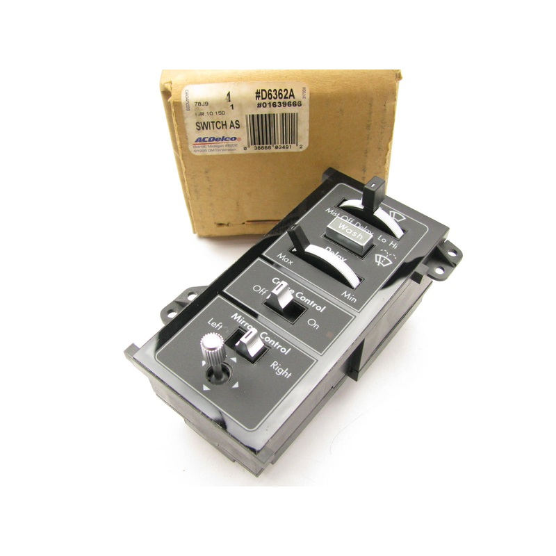 ACDelco D6362A Wiper Cruise Control Mirror Switch - 1986-1988 Eldorado, Seville