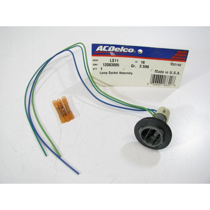 Acdelco LS11 Turn Signal / Park / Stop / Tail Light Socket - 12083005