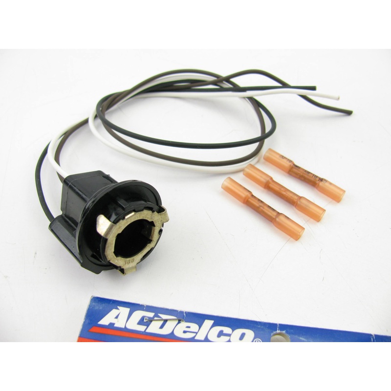 Acdelco LS38 3-Wire Combination Lamp Light Socket Pigtail Harness, GM 12141260