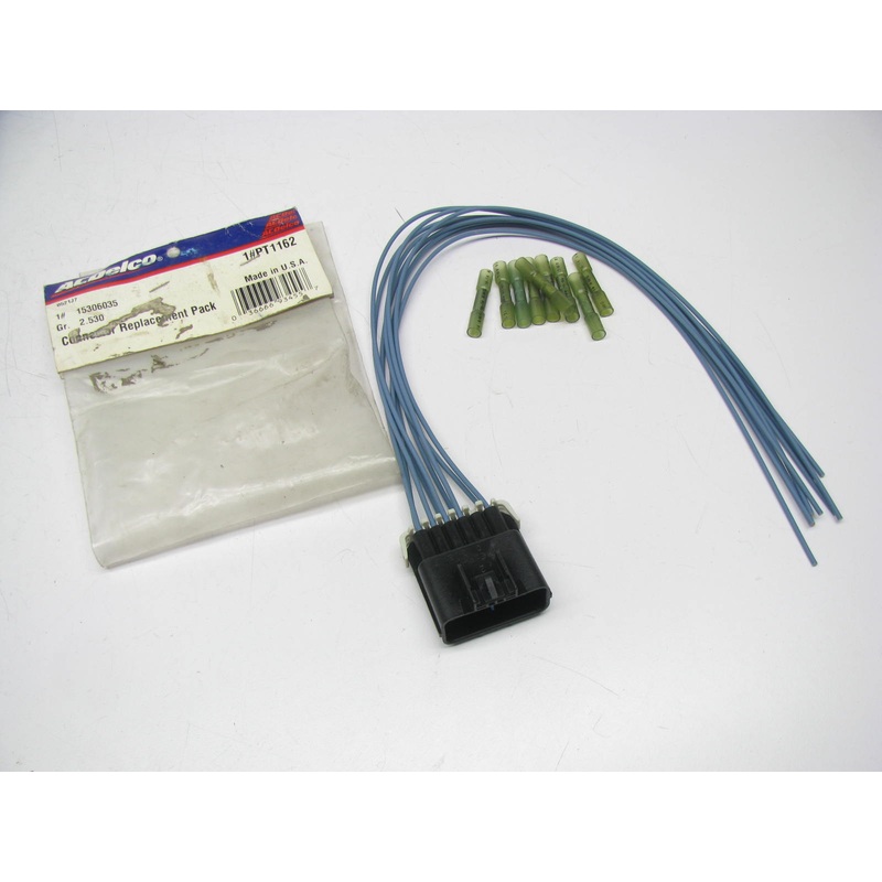 Acdelco PT1162 Headlamp Headlight Light Harness Connector - 15306035