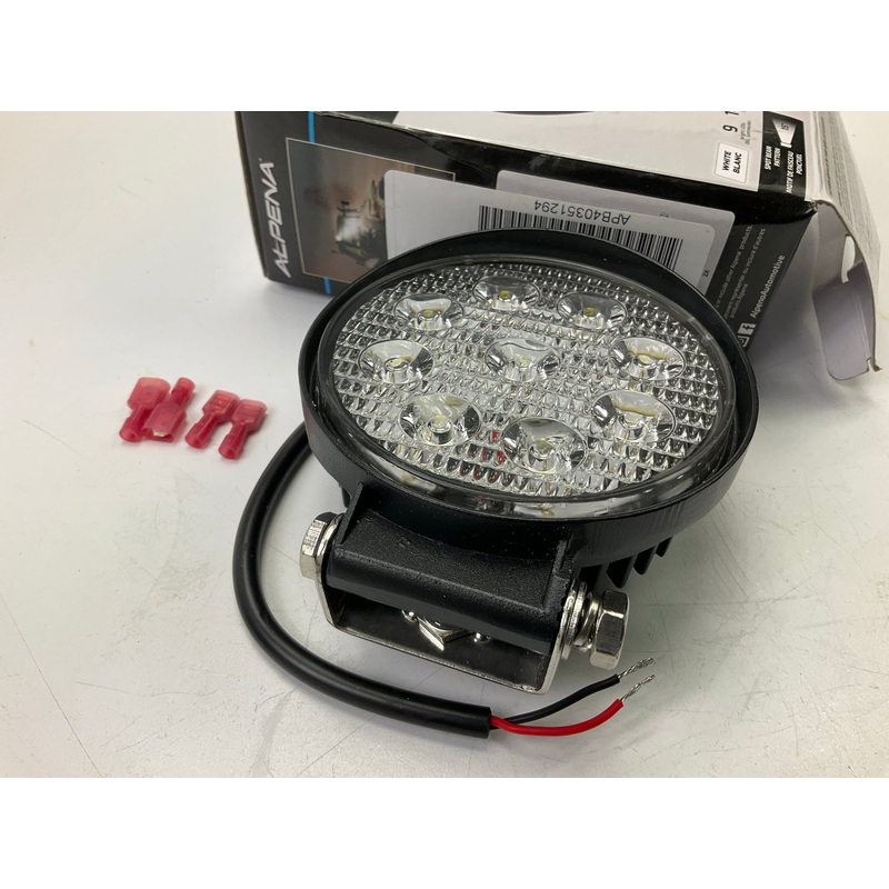Alpena 71201C Round 4.5'' LED Utility Fog Light Lamp 1400 Lumen, White Spot Beam