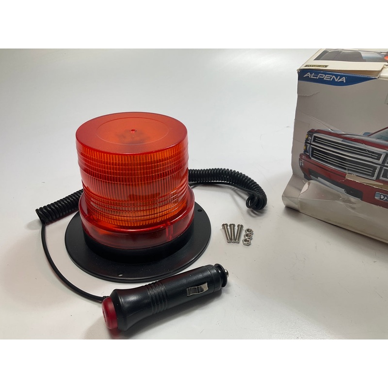 Alpena 71738 Plug & Play LED Magnetic Mount, Strobing Safety Strobe Beacon Light
