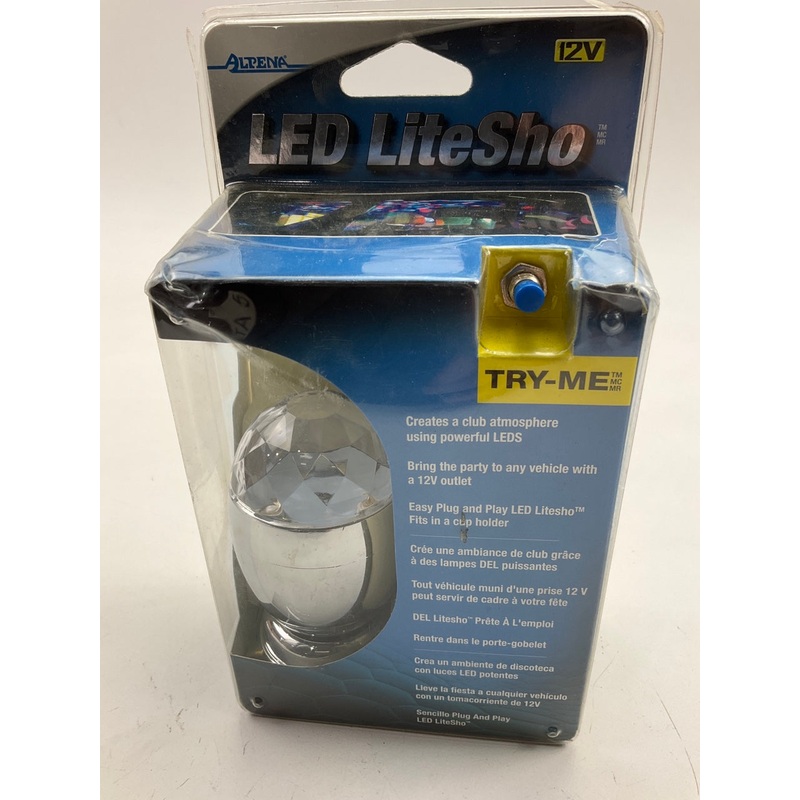 Alpena 77270 RGB LED LiteSho Miniature Disco Ball Style 12V