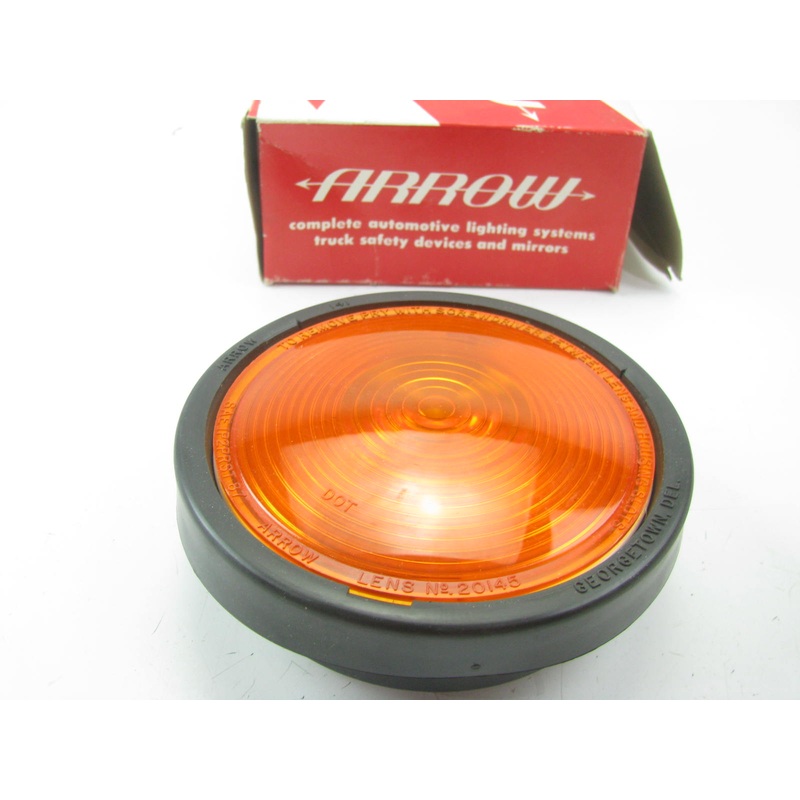 Arrow 141-00-112 4-5/16''  Amber Shock Mounted Turn Signal Lamp Turn Signal Light