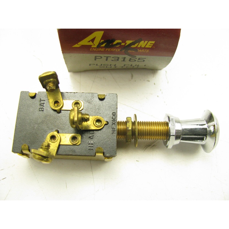 Auto Tune PT3165 Universal Marine 3-terminal Push Pull Switch