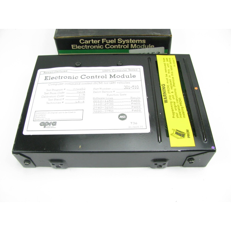 1983 Buick Olds Pontiac 3.0L 3.8L V6 Engine Control Computer ECU ECM PCM Module
