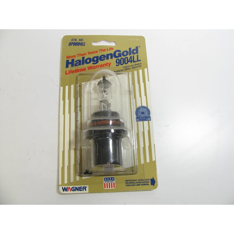 Wagner BP9004LL Halogen Gold Headlight Headlamp Bulb - 12V High/Low Beam