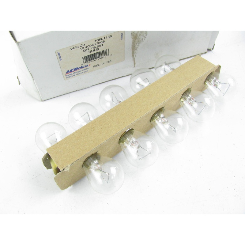 (x10)  Light Bulb , Rear, Front, Back-up   ACDelco GM Original Equip L1156 -