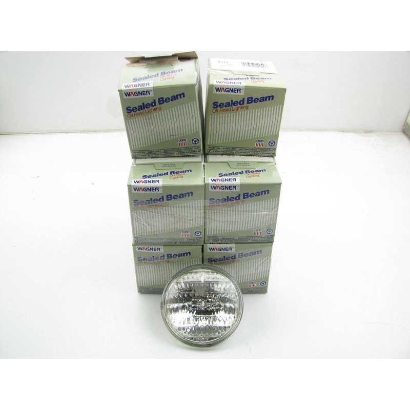 (x10) Wagner 4511 Sealed Beam PAR 36 Bulb 4 1/2'' Dia Bulbs