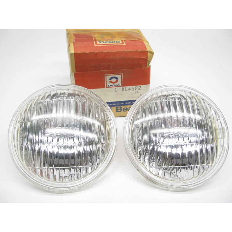 (x2) Acdelco L4502 50W 28V PAR36 Sealed Beam Bulb Lamp