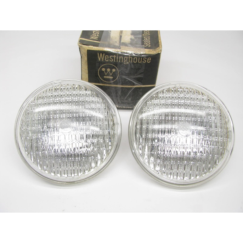 (x2) GE 4510 - 25w 6.4v PAR36 Sealed Beam Light Bulb