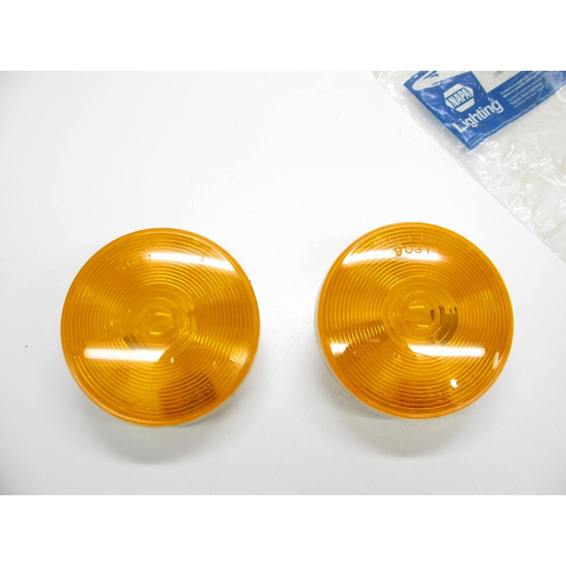 (x2) Napa 4041A  40 Series, Yellow Incandescent,  Round, 1 Bulb,  Turn/Tail,