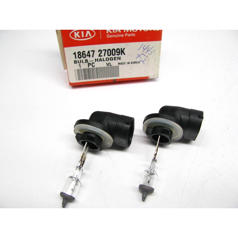 (x2) NEW OEM Fog Light Bulbs 1864727009K For 13-17 Elantra / 12-13 Forte