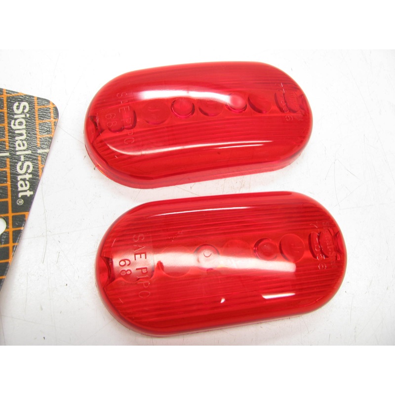 (x2) Signal-stat 9093D  Side Marker Light Replacement Lense