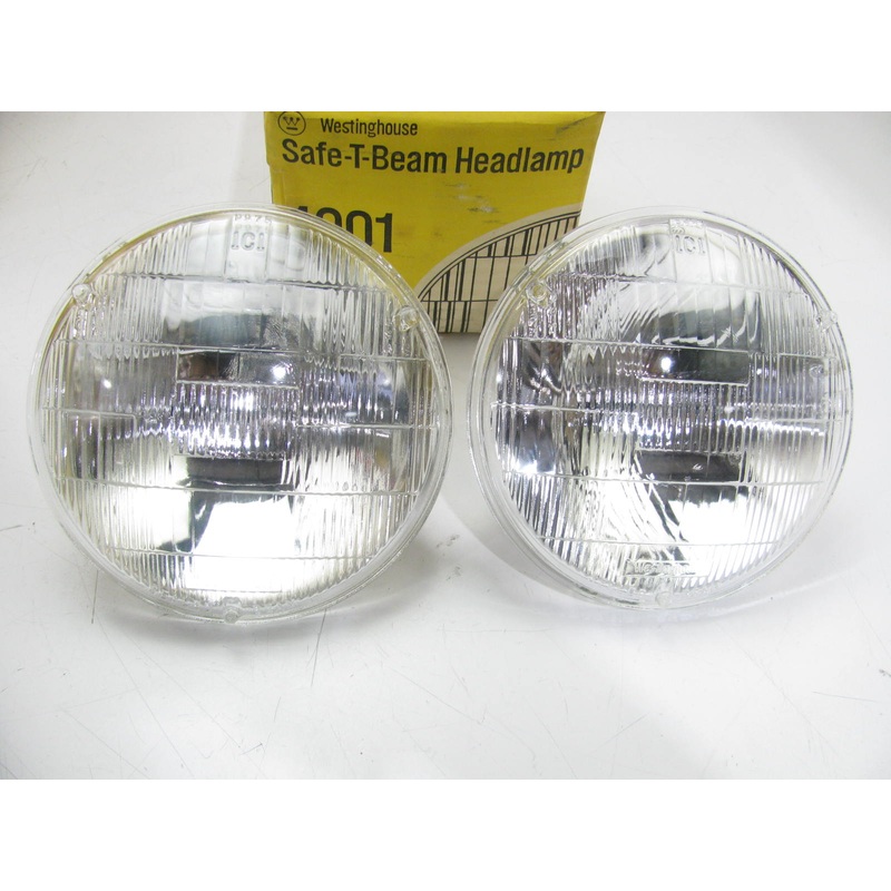 (x2) Vintage Westinghouse 4001 High Beam Light Bulbs For 4 Light Bulb System