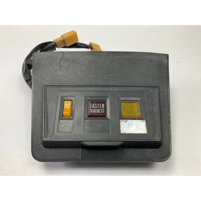 USED Cracked Center Console Fuse Cover Panel Switch Warning Light For 72-73 240z