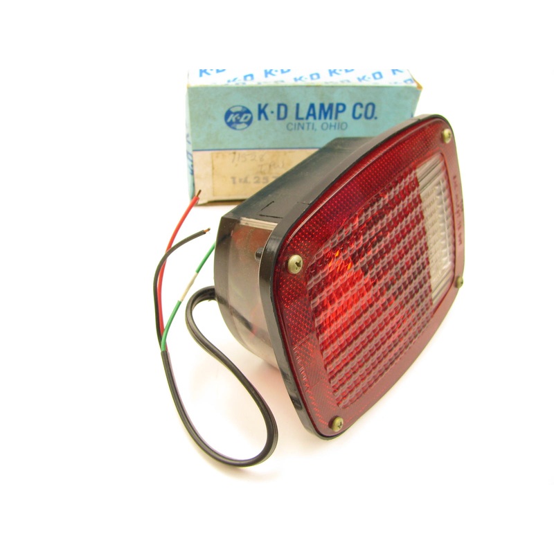 Vintage KD Lamps 257-2681 Tail Light Lamp (with Built-in License Plate Light)