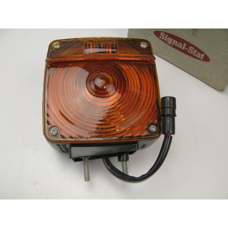 Vintage NEW OLD STOCK Signal-stat 4869 Turn Signal Light Stop Lamp - Red / Amber