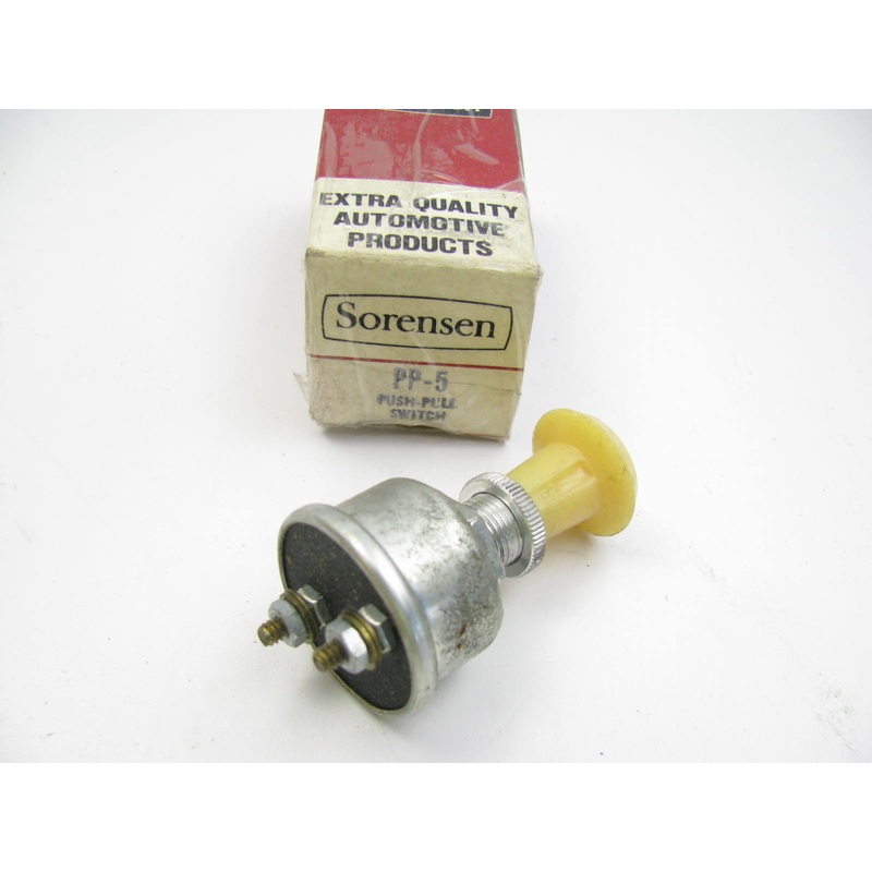 Vintage Sorensen PP-5 Universal Push-Pull Switch,  2 Terminal