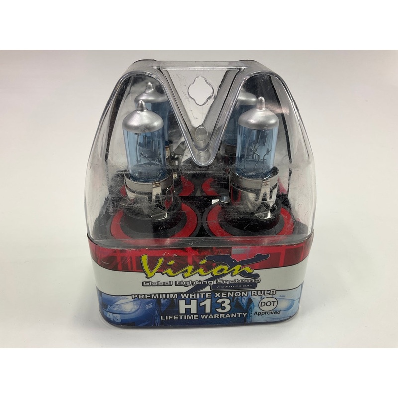 Vision X VX-DH13 Xenon White Headlamp Headlamp Light Bulb, H13 - 2 PACK