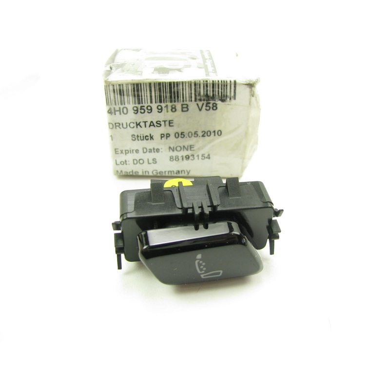 VW Audi OEM 4H0959918BV58 Right Lumbar Control Switch 11-17 A8 Quattro 13-17 S8