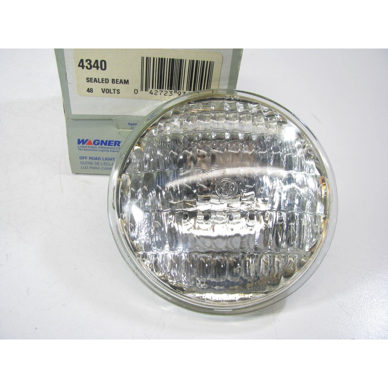 Wagner 4340 Sealed Beam Headlight Headlamp - 48V 80W 4-1/2'' Diameter