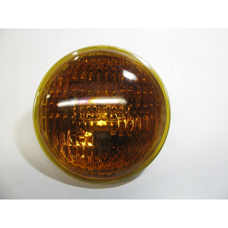 Wagner 4466A  PAR36 - 60W - Screw TerminalsAMBER  Light Bulb