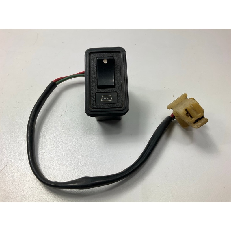 USED #107 Rear Defroster Defogger Switch, As Shown, OEM For 75-76 Datsun 280Z