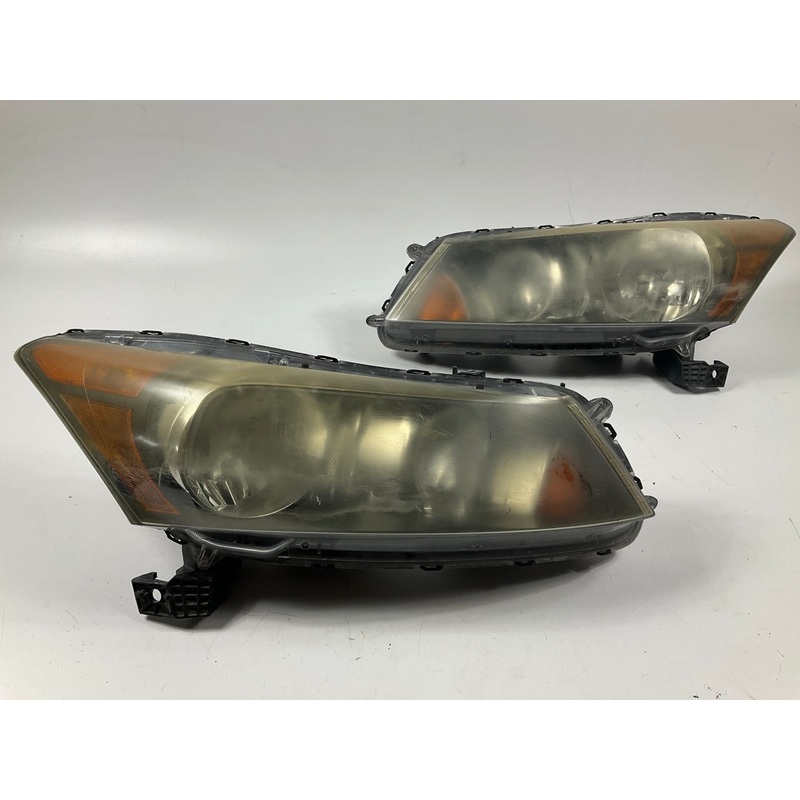 USED - Left & Right OEM Headlight Headlamps Head Lights 2008-2012 Honda Accord