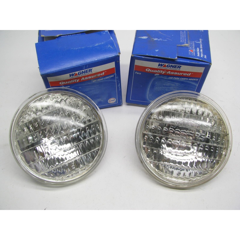 (2) Wagner 4589 Par 36  28V 50W Aircraft Light Bulb Sealed Beam