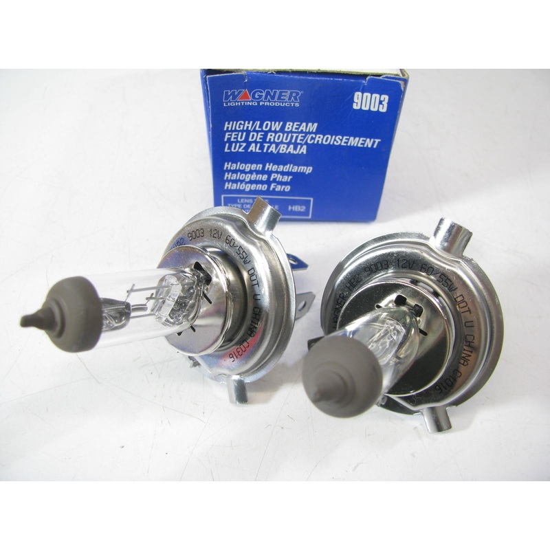 (2) Wagner 9003 Headlamp Headlight Light Bulb - 12V 55/60W