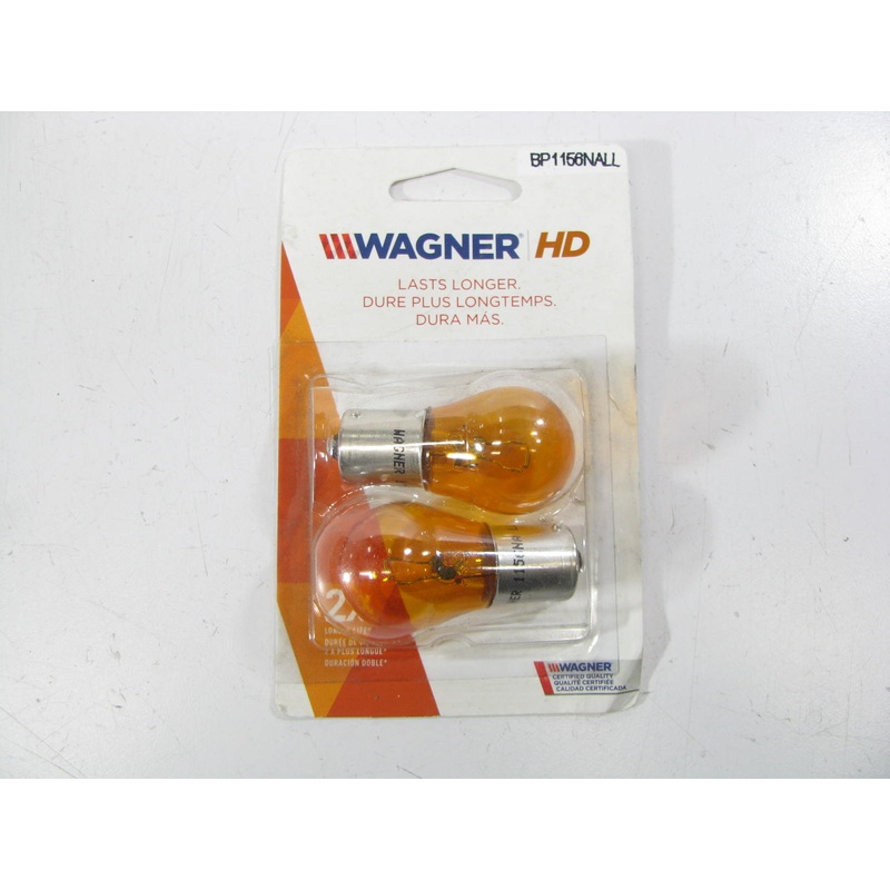 (2) Wagner BP1156NALL Long Life Amber Turn Signal Lamp Light Bulb