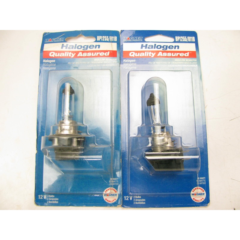 (2) Wagner BP1255H11B Halogen Headlamp Headlight Lamp Light Bulb H11