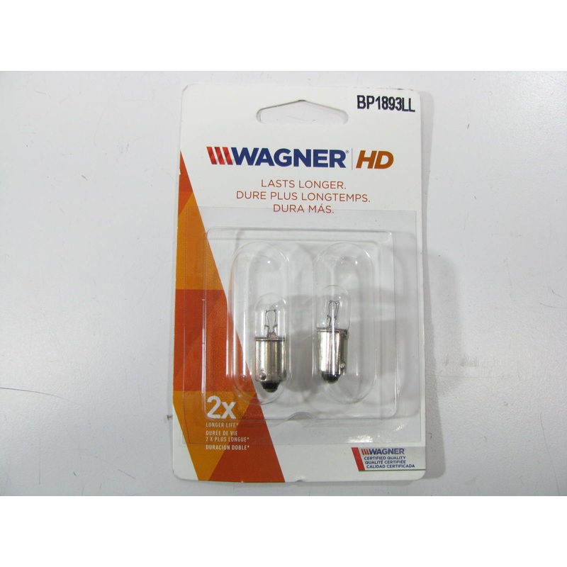 (2) Wagner BP1893LL Long Life Instrument Panel Lamp Light Bulb