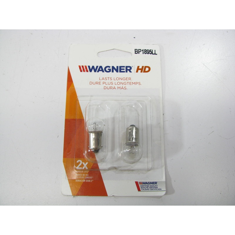 (2) Wagner BP1895LL Long Life Minature Light Lamp Bulb