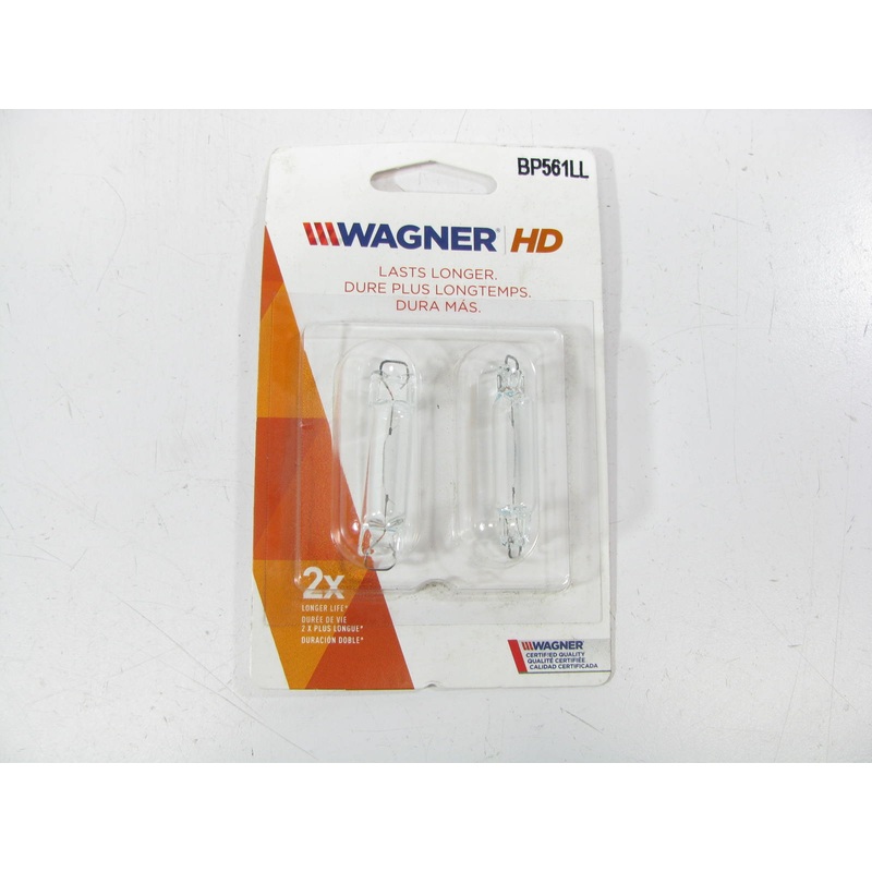 (2) Wagner BP561LL Long Life Dome Light Lamp Bulb