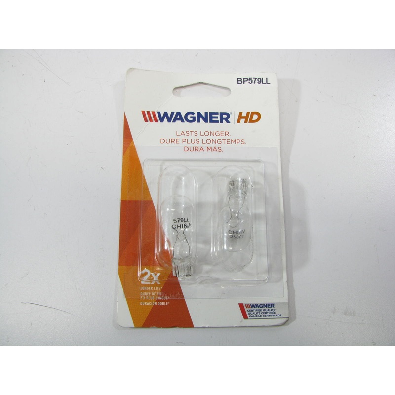(2) Wagner BP579LL Long Life Courtesy Dome Lamp Light Bulb