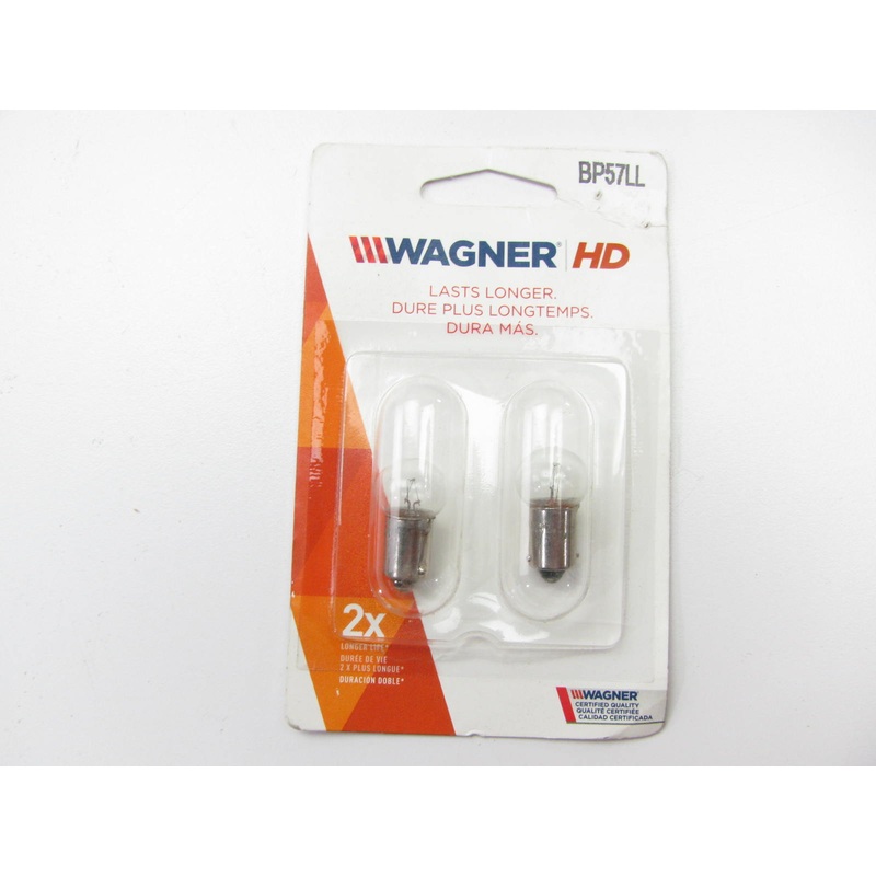 (2) Wagner BP57LL Long Life Instrument Panel Light Lamp Bulb # 57