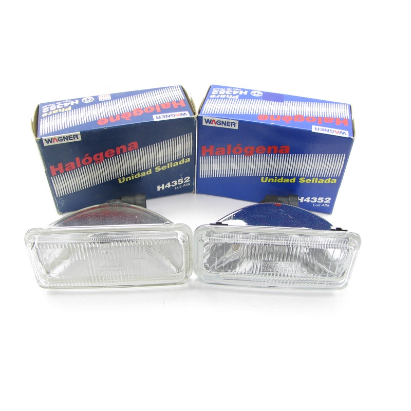 (2) Wagner H4352 High Beam Sealed Beam Halogen Light Lamps 12.8V 65W
