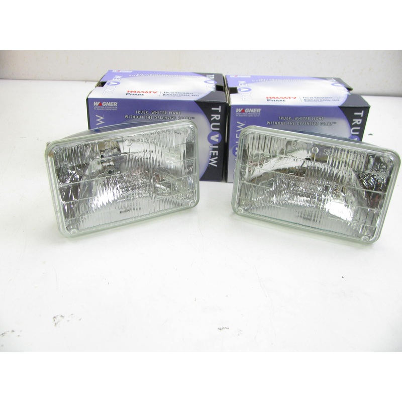(2) Wagner H4656TV Headlamp Headlight Light Bulb - 12V 35/35W